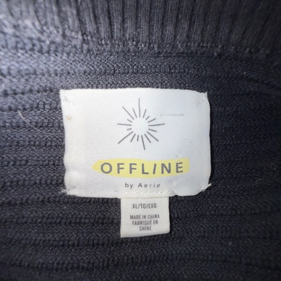 Aerie | Offline | Textured 1/4 Zip Sweater | Size XL - Picture 6 of 6